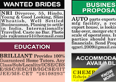Avadh Times Situation Wanted display classified rates